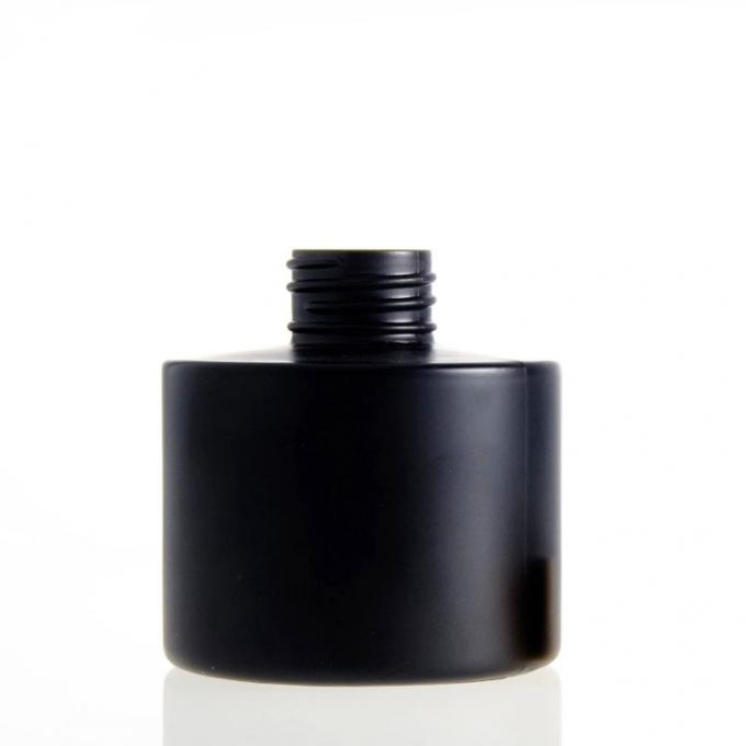 Hot Syle Luxury Black Round 100ML Diffuser Glass Bottle 0