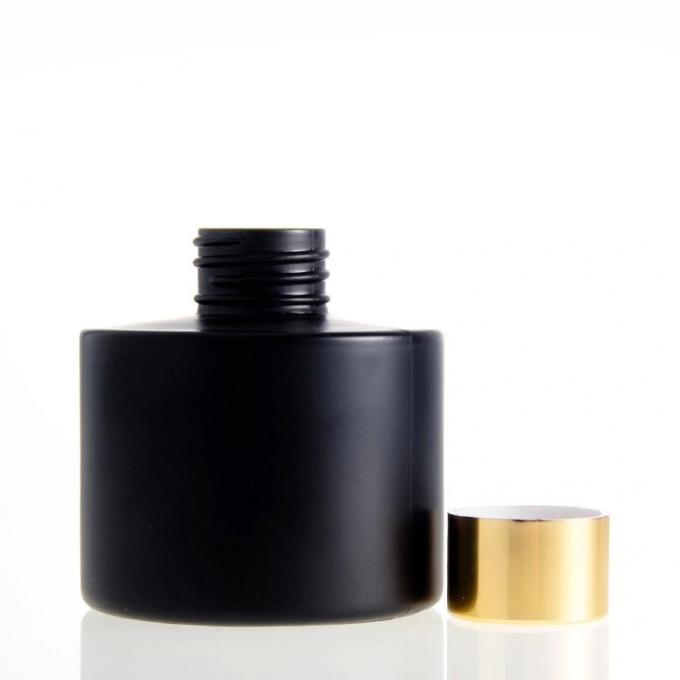 Hot Syle Luxury Black Round 100ML Diffuser Glass Bottle 4
