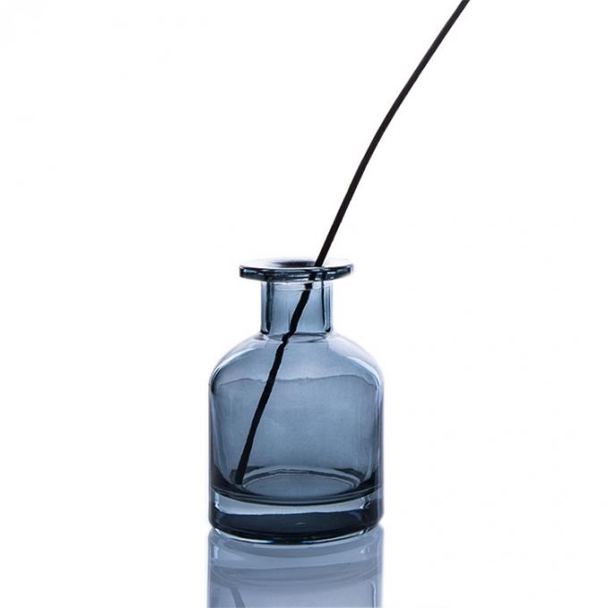 Round Gradients Blue 50ml Diffuser Glass Bottle 1