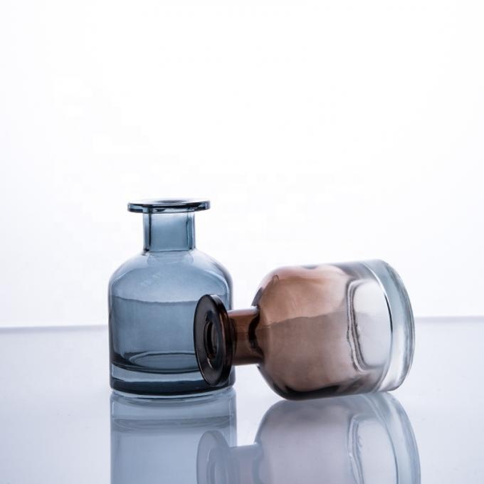 Round Gradients Blue 50ml Diffuser Glass Bottle 2