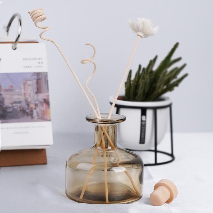 2021 Fancy Round Pot Bellied 100ml 150ml 5oz Reed Diffuser Glass Bottle 0