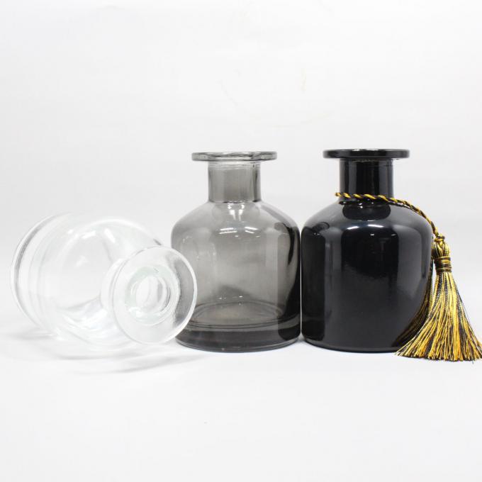 2021 Fancy Round Pot Bellied 100ml 150ml 5oz Reed Diffuser Glass Bottle 3