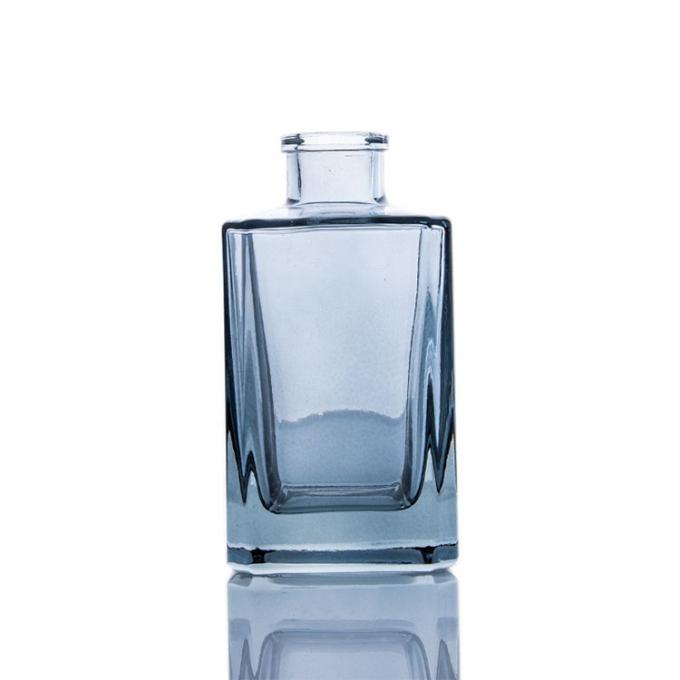 Empty Square Luxury Colored 250ml Diffuser Glass Bottle 2