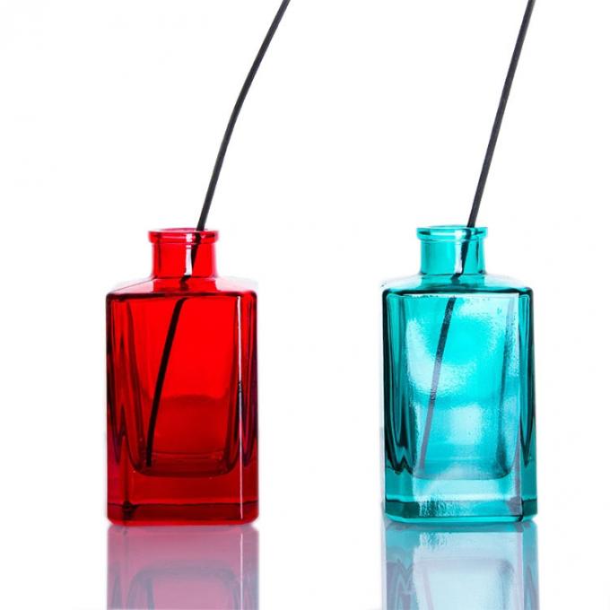 Empty Square Luxury Colored 250ml Diffuser Glass Bottle 3