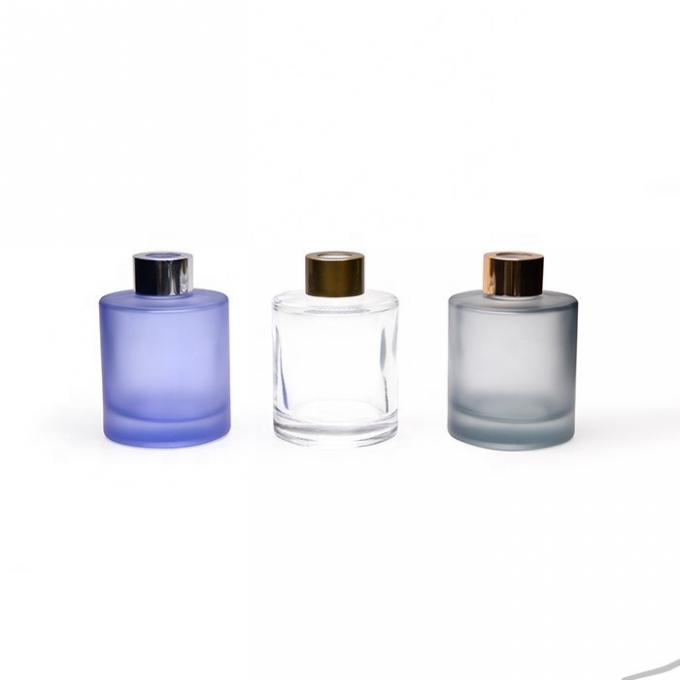 2021 Luxury 100ml 3.4oz Round Reed Diffuser Glass Bottle 1