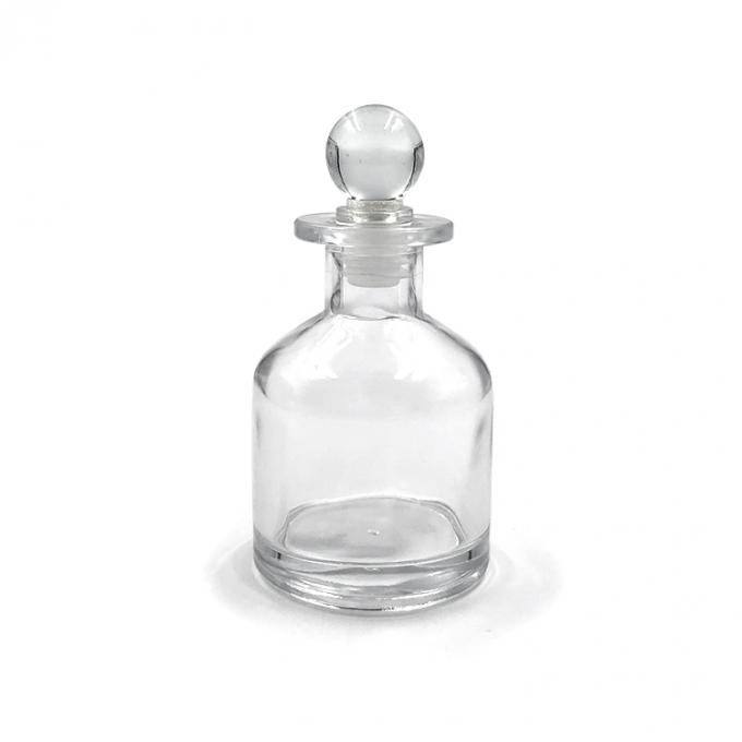 Round Shape Clear 140ml Diffuser Glass Bottle 3