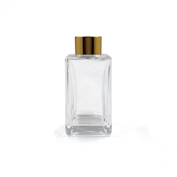 Square Decorative Crystal 115ml Glass Bottle For Reed Diffuser 2