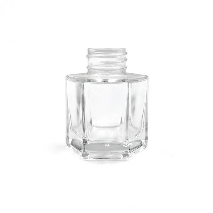 Silver Screw Neck 50ml Reed Diffuser Glass Bottles 0
