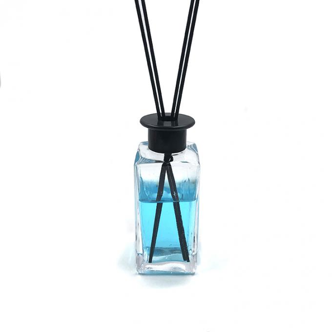 Clear Crystal 8 Ounce 240ml Square Diffuser Bottles 3