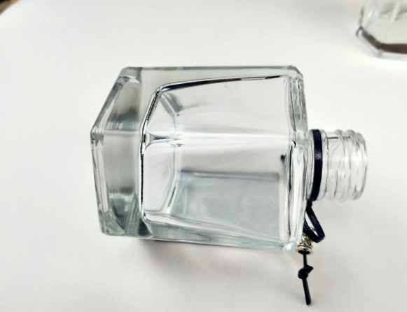 Empty Hexagon Grey 100ml Luxury Diffuser Bottles 3