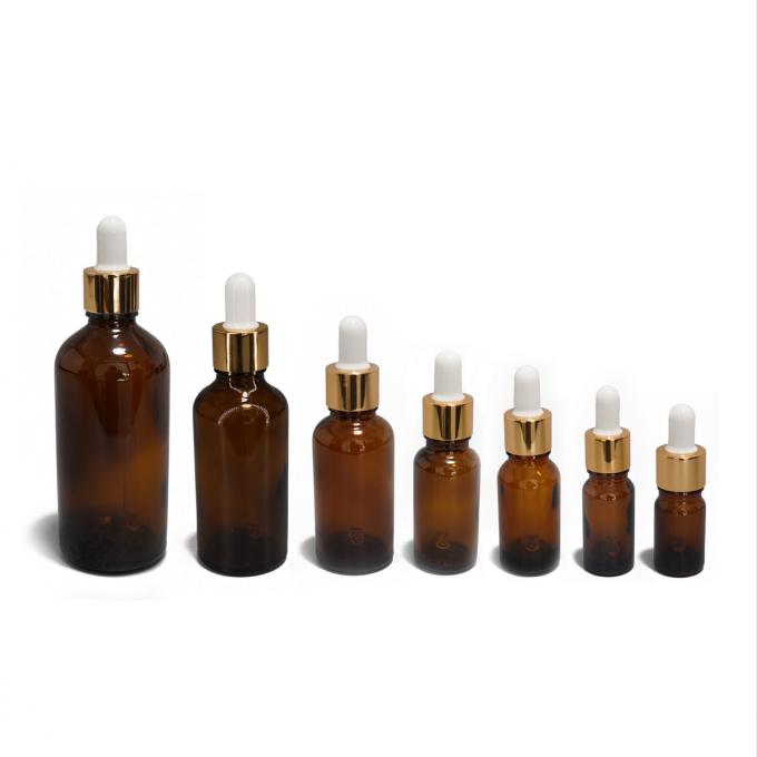 Lead Free Bulk 10ml Frosted Roller Bottles Amber color 2