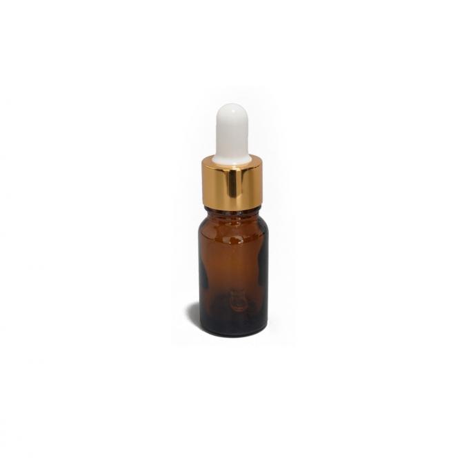 Lead Free Bulk 10ml Frosted Roller Bottles Amber color 3