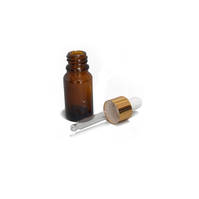 Lead Free Bulk 10ml Frosted Roller Bottles Amber color 4