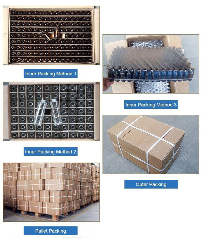 Lead Free Bulk 10ml Frosted Roller Bottles Amber color 6