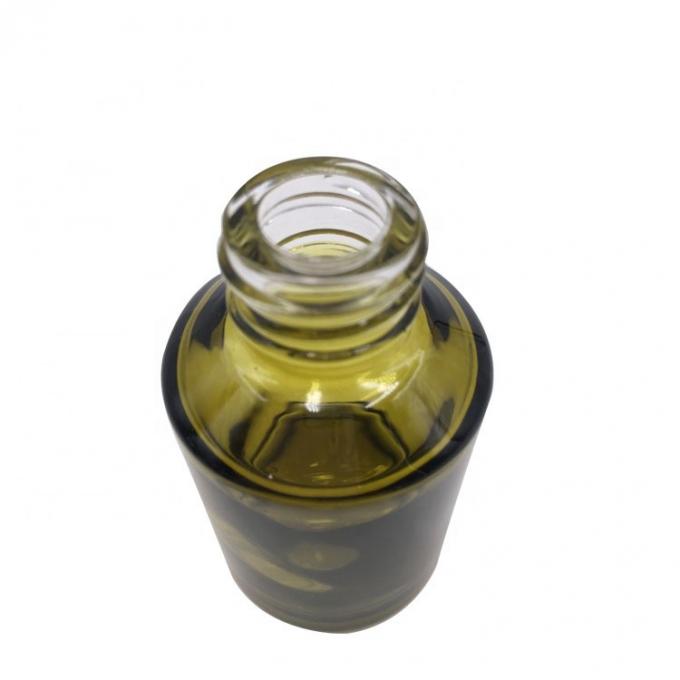 Essential Oil Serum Bottle Luxury Empty 30ml Glass Bottle Dropper With Shiny Silver Color 0