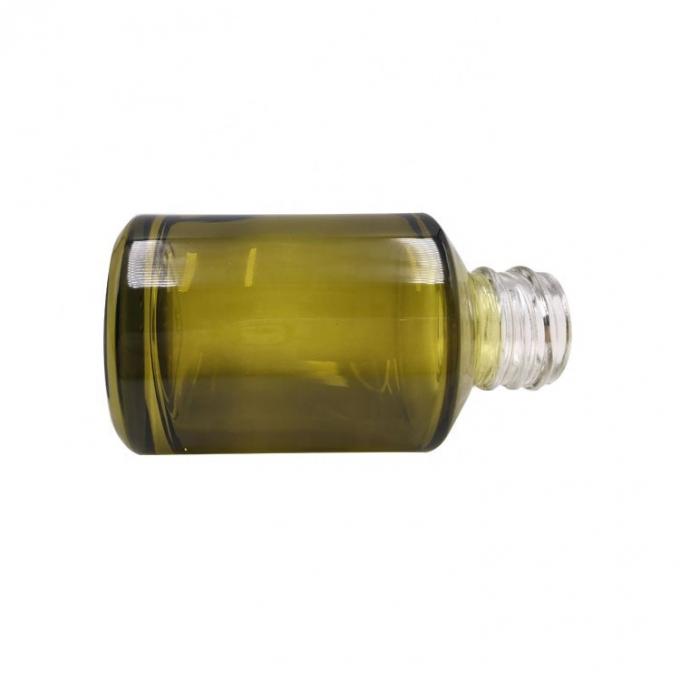 Essential Oil Serum Bottle Luxury Empty 30ml Glass Bottle Dropper With Shiny Silver Color 3