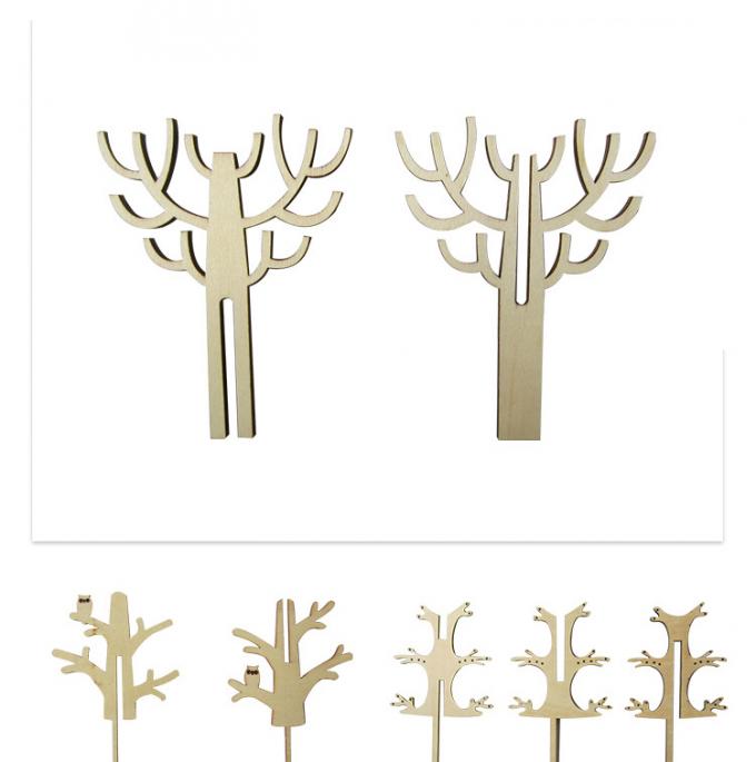 Laser Cutting Tree Shapes Plywood Reed Diffuser Stick For Fragrance Diffuser 0