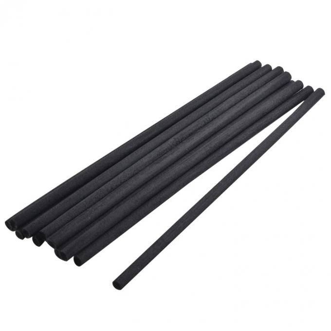 Black 4mm X 25cm Rattan Decorative Oil Diffuser Fibre Reed Sticks 1