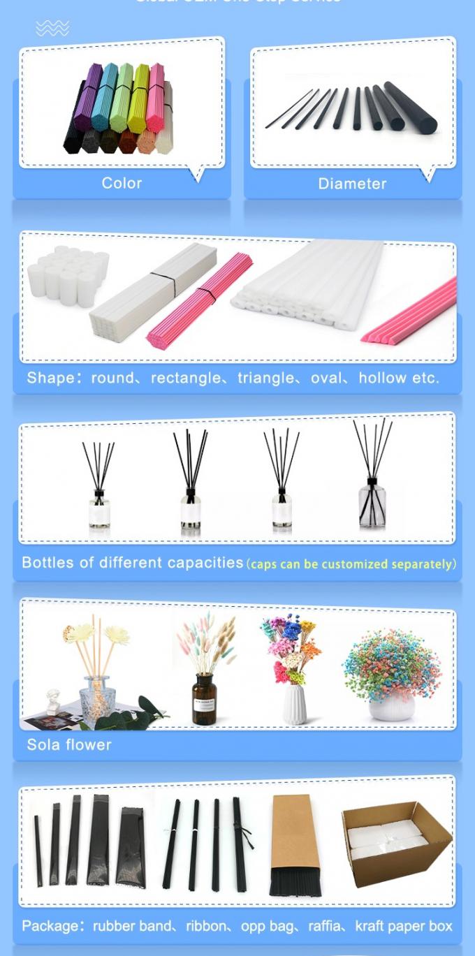 3.0MM Colored Tied Rattan Fragrance Reed Diffuser Stick 8
