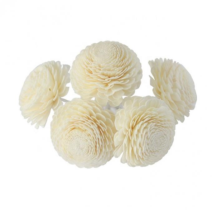 Essential Oil Fragrance Wooden 10CM Reed Diffuser Flower 3