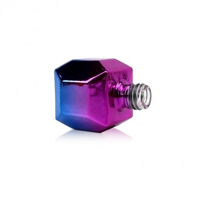 10ml Rhombus Electroplate Empty Nail Polish Bottles 2