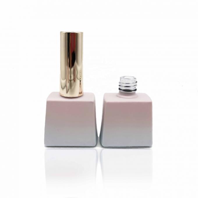 Fancy Gradient Pink Color 15ml TDS Empty Gel Nail Polish Bottles 2