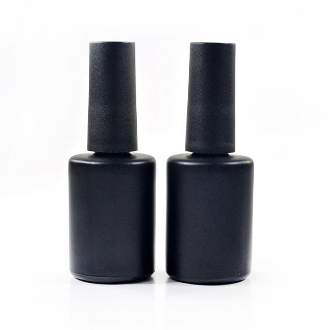 7ml 9ml 11ml Unique Empty Nail Polish Bottles With Black Cap 2