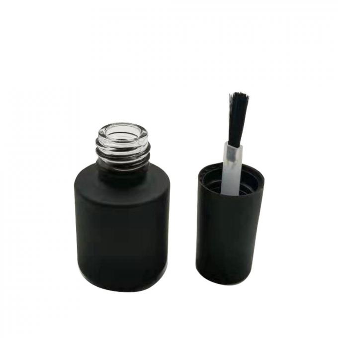 15ML BLACK COLOR EMPTY UV GEL NAIL POLISH GLASS JARS GLASS COSMETIC BOTTLES 1