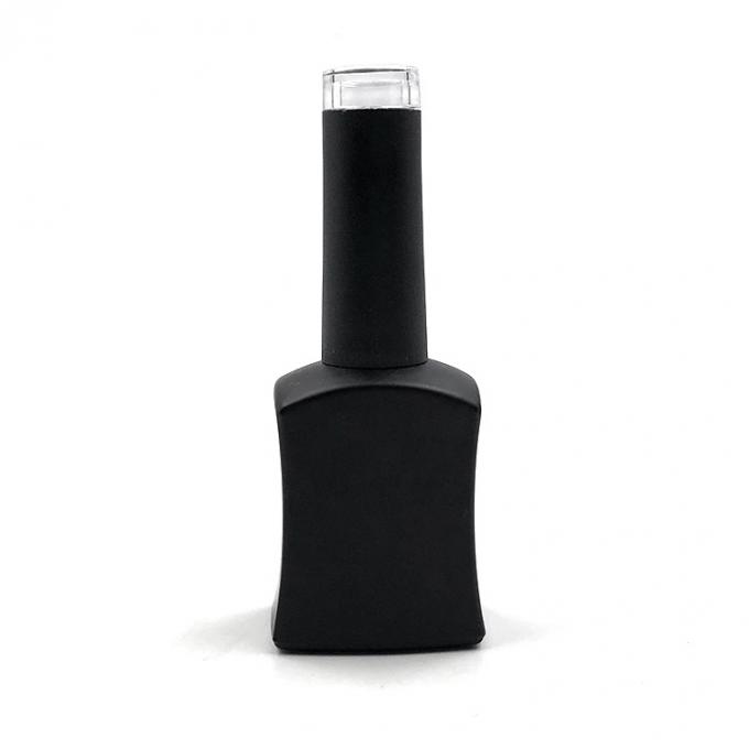 Black Painted UV Protected 17ml Empty Nail Polish Bottles 0