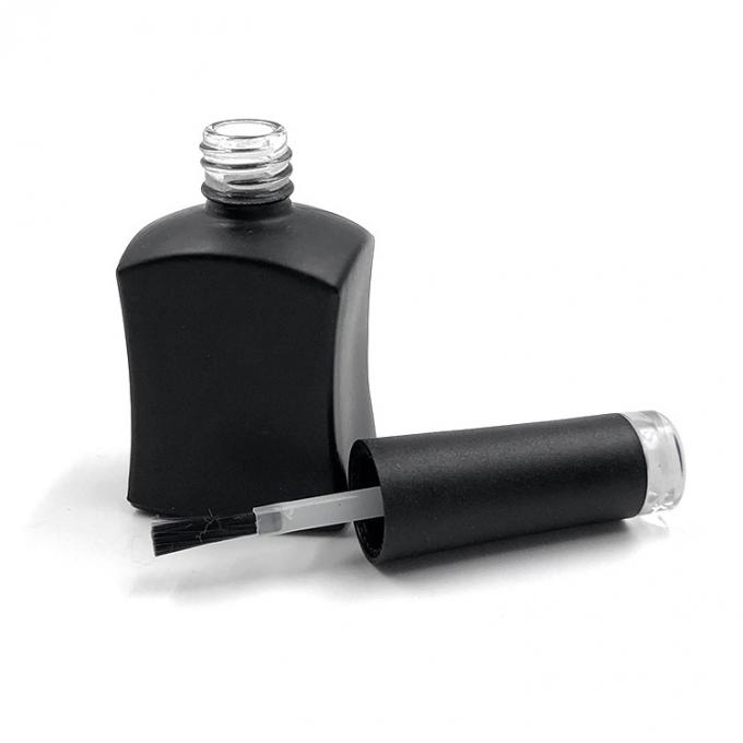 Black Painted UV Protected 17ml Empty Nail Polish Bottles 1