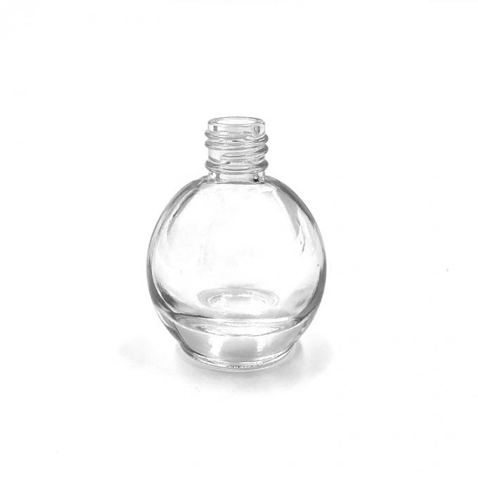 10ML CLEAR COLOR EMPTY ROUND SHAPE NAIL POLISH GLASS JARS GLASS BOTTLES 0