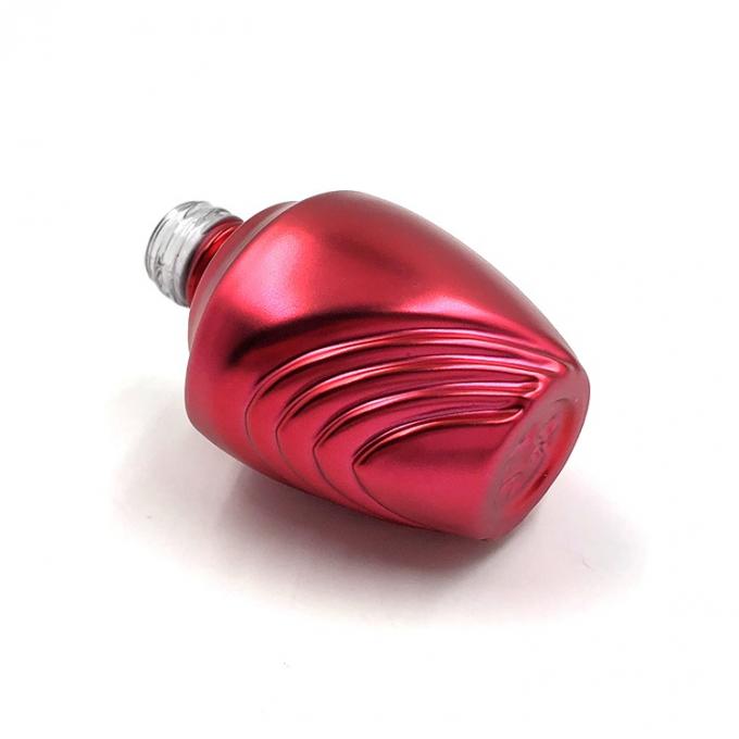 Flame Plating Frosted Red 13ml Nail Polish Glass Bottle 1