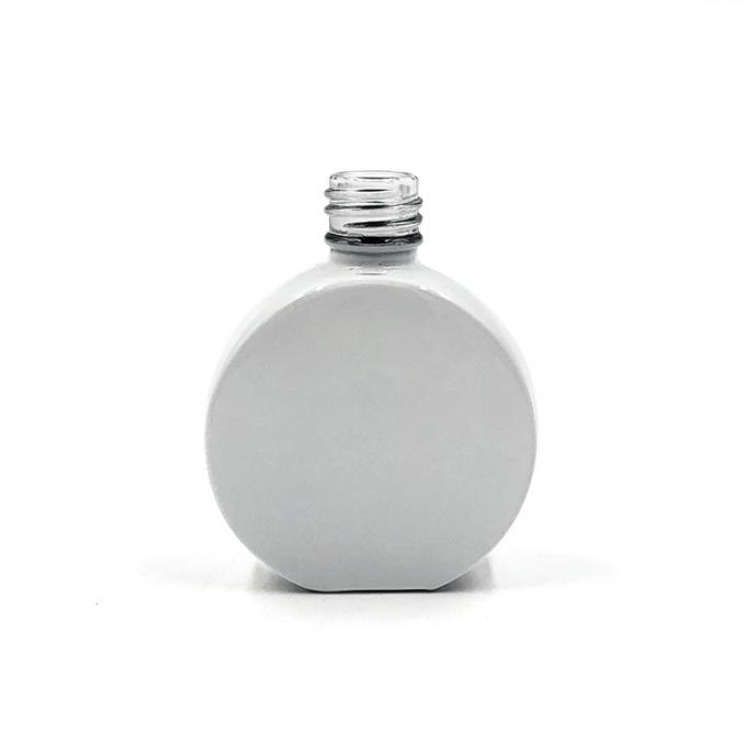 12ml Flat Round Nail Polish Bottle With Brush 1