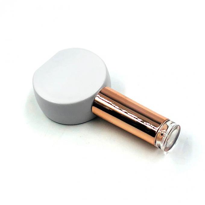 12ml Flat Round Nail Polish Bottle With Brush 2
