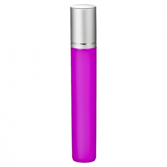 Purple Stainless Steel 10ml Glass Roll On Bottle 1